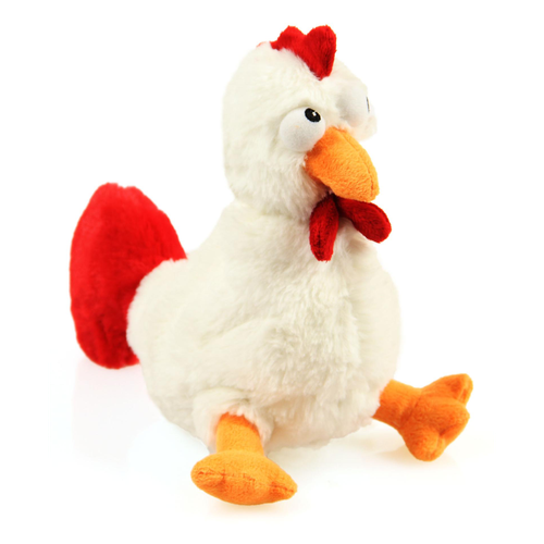 Swisspet Poule en peluche, blanche, 29x16x8cm - MyStetho Veterinary