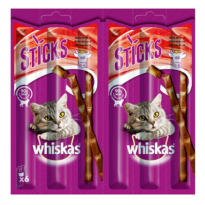 Whiskas Sticks Boeuf - MyStetho Veterinary