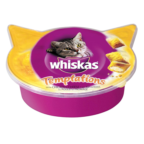 Whiskas Temptations avec poulet et fromage - MyStetho Veterinary