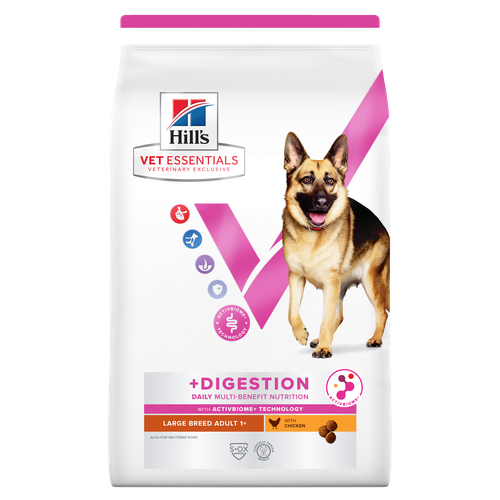 Hill's Vet Essentials MULTI-BENEFIT + Digestion Adult 1+ Large Breed Huhn 14 kg - MyStetho Veterinary