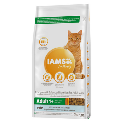 Iams Vitality Adult Ocean Fish 3kg - MyStetho Veterinary