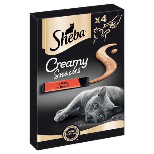 Sheba Creamy Snacks Rind 4x12g - MyStetho Veterinary