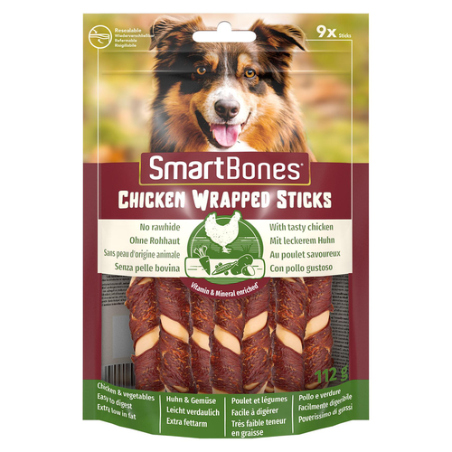 Smart Bone Chicken Wrap Mini Sticks, 9 pcs. - MyStetho Veterinary