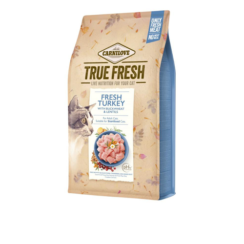 Carnilove Feline Adulte True Fresh - Dinde frais 4,8kg - MyStetho Veterinary