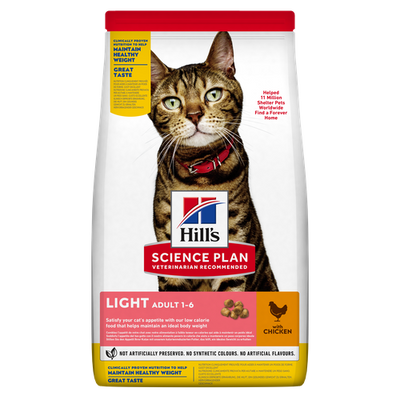 Hill's Science Plan Light Adult Chicken 1.5 kg - MyStetho Veterinary