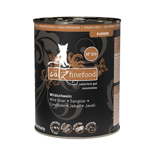 Catz Finefood Purrrr No. 109 avec Purrrr, 400g - MyStetho Veterinary