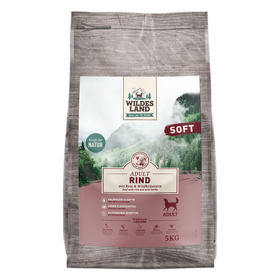 Wildes Land Canine Adult Soft boeuf avec riz 5kg - MyStetho Veterinary