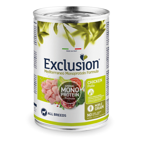 Exclusion Dog Adult All Bre Chicken 400g - MyStetho Veterinary