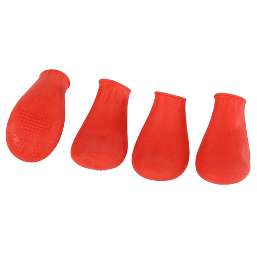 Swisspet Chaussons de protection Balu,  M rouges, 4pcs. - MyStetho Veterinary