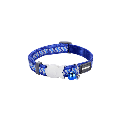 RedDingo RougeDingo Collier pour chat Reflective Ziggy Bleu foncé - XS - MyStetho Veterinary