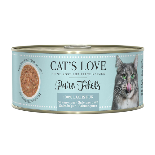 CAT&#039;S LOVE FILET Pur - saumon 100g - MyStetho Veterinary