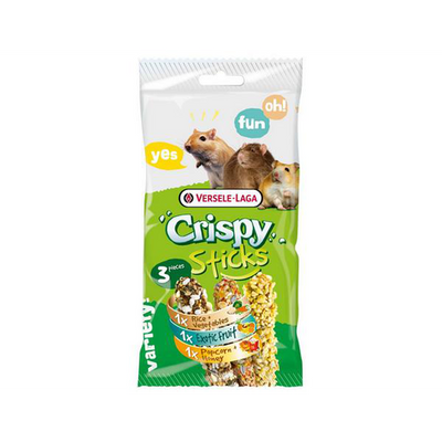 Versele-Laga Crispy Sticks Triple Variety Pack Omnivores, 170 g - MyStetho Veterinary