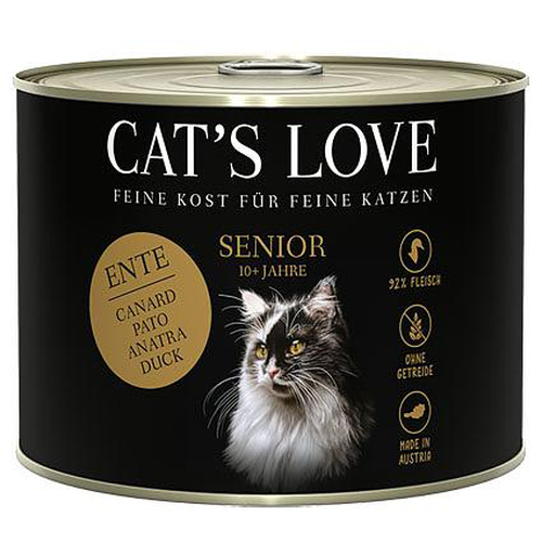 CAT&#039;S LOVE Cat‘s Love Senior 10+ Canard, 200g - MyStetho Veterinary