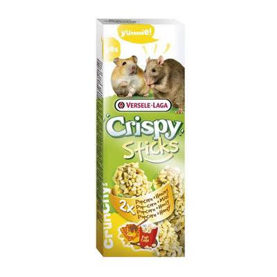 Versele-Laga Crispy Sticks Pop-corn & Miel, 2 pces, 110 g - MyStetho Veterinary