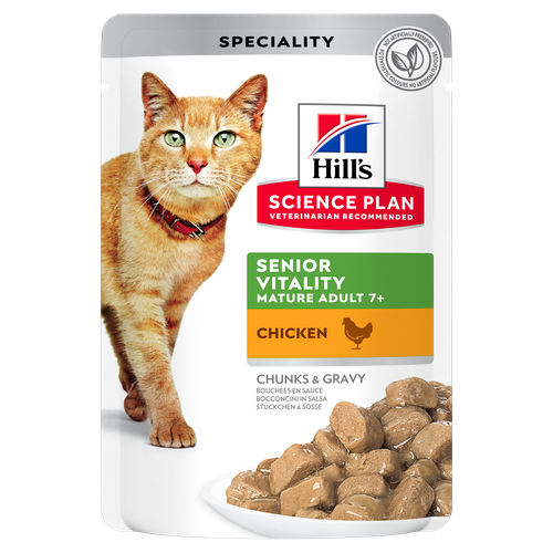 Hill's Science Plan Senior Vitality Mature Adult 7+ Chicken 85 g - MyStetho Veterinary