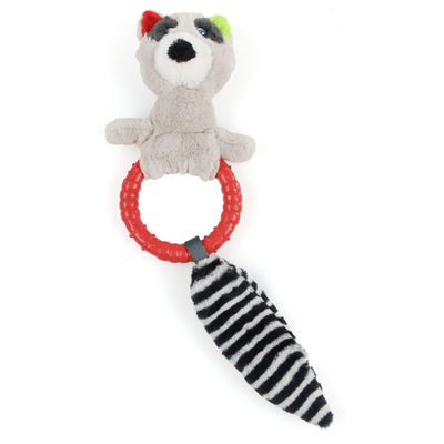 Swisspet Ringel raton laveur en peluche, gris/noir - MyStetho Veterinary