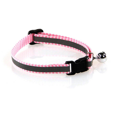 Swisspet ReflectLine collier p.chats rose vif 10mm/20-30cm - MyStetho Veterinary