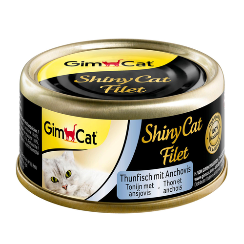 GimCat ShinyCat filet de thon &amp; anchois - MyStetho Veterinary