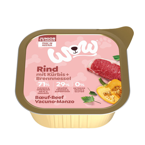 WOW Junior bœuf 150g - MyStetho Veterinary