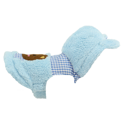 Hundemantel Mr. Bear XS, hellblau L=20cm, Brust=36-38cm, Hals=25cm - MyStetho Veterinary