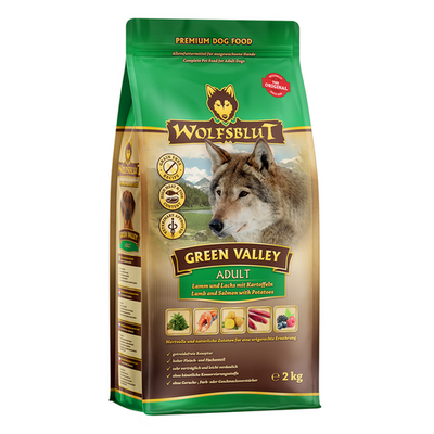 Wolfblut Canine Adult Green Valley - agneau & saumon avec pomme de terre 2kg - MyStetho Veterinary