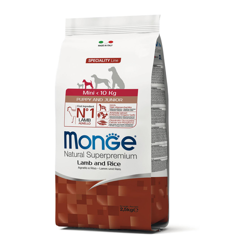 Monge Speciality Line -Puppy Junior Mini Agneau - MyStetho Veterinary