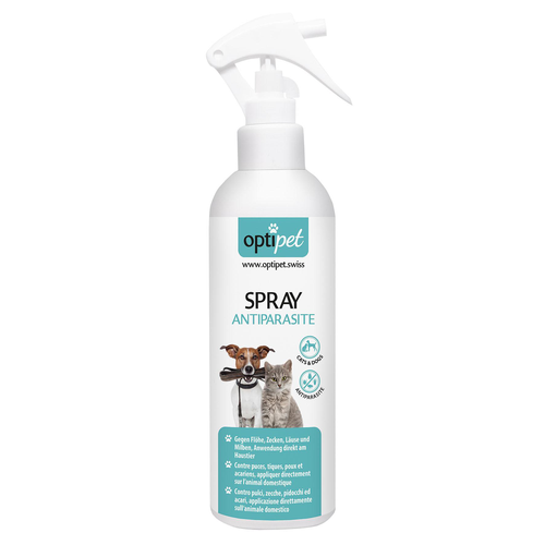 Optipet Spray Insecticide pour chiens &amp; chats, 250ml - MyStetho Veterinary