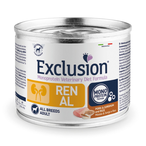 Exclusion Dog VET Adult All Br Pork 200g - MyStetho Veterinary