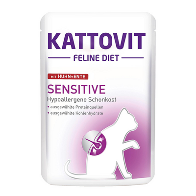 Kattovit Sensitive poulet et canard - MyStetho Veterinary