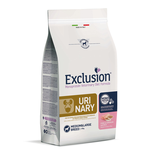 Exclusion Dog VET Adult Med&amp;La Pork 12kg - MyStetho Veterinary