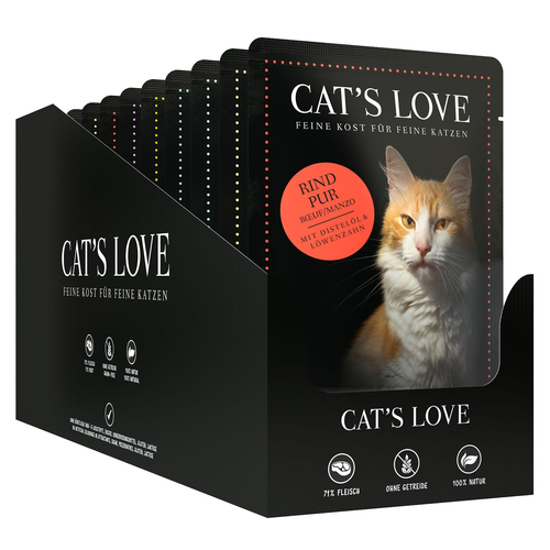 CAT&#039;S LOVE Multipack-Mix, 12x85g - MyStetho Veterinary