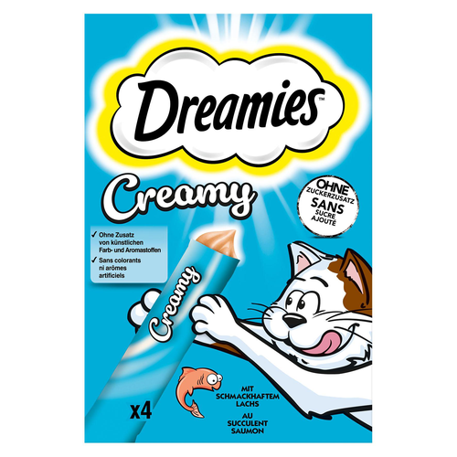 Dreamies Dreamies Creamy Snacks Saumon - MyStetho Veterinary