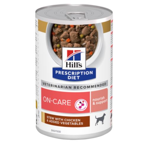 Hill's PRESCRIPTION DIET On-Care Mijoté pour Chien au Poulet et Légumes ajoutés 354 g - MyStetho Veterinary