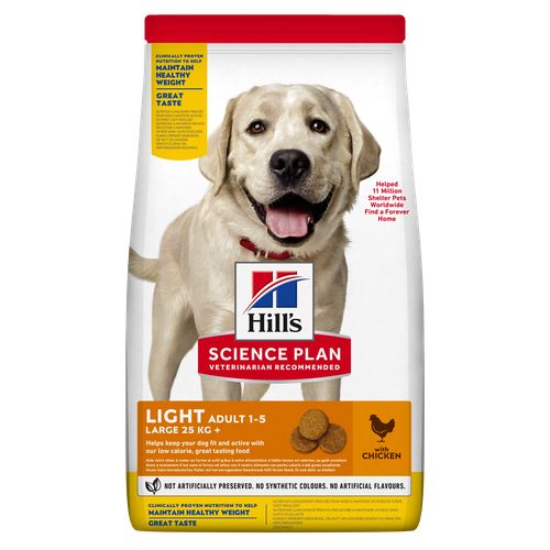 Hill's Science Plan Light Large Breed Adult Chicken 14 kg - MyStetho Veterinary