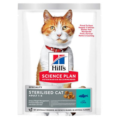 Hill's Science Plan Sterilised Cat Adult Tuna 10 kg - MyStetho Veterinary