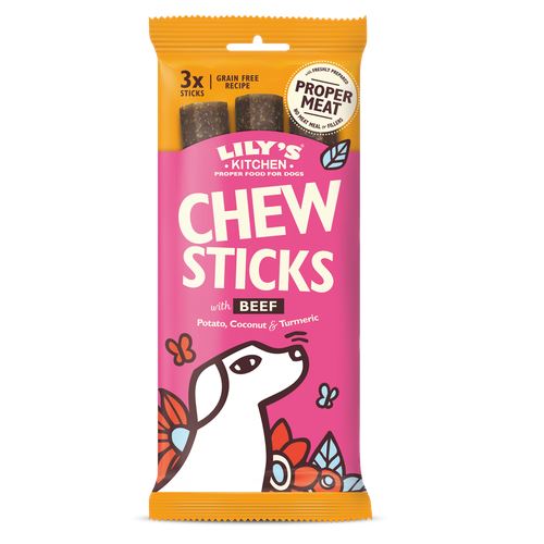 Lily's Kitchen Chew Sticks Beef  120g - MyStetho Veterinary
