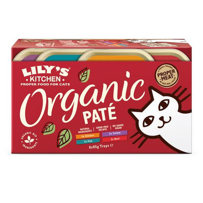 Lily's Kitchen Organic Paté Multipack  (8x85g) - MyStetho Veterinary