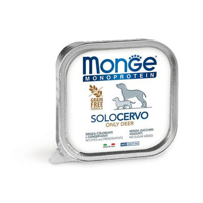 Monge Monoprotein GF Patè Deer 150g - MyStetho Veterinary