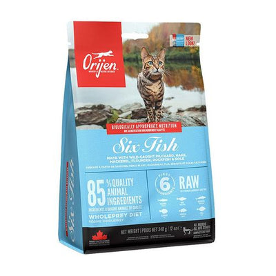 Orijen Cat 6 FISH 340gr Delphin-Amazonia 