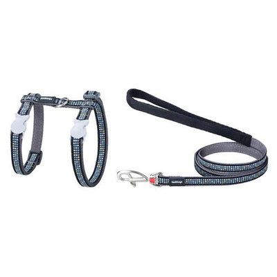 RedDingo Harnais & Laisse pour chat Modern gris XS - MyStetho Veterinary
