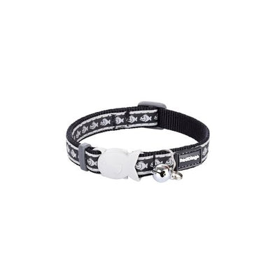 RedDingo RougeDingo collier pour chat Reflective Possion noir - XS - MyStetho Veterinary