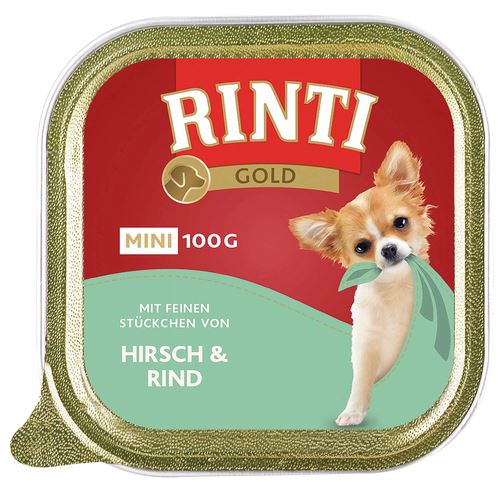 Rinti Gold Mini Hirsch und Rind (100g) - MyStetho Veterinary