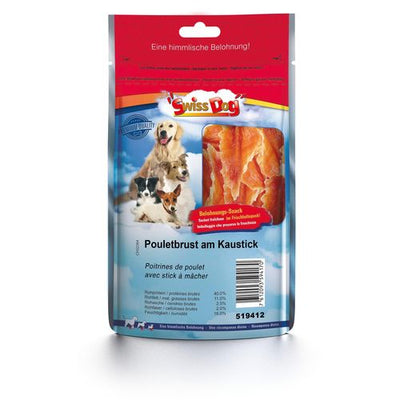 SwissDog Poitrines de poulet au stick à mâcher - MyStetho Veterinary
