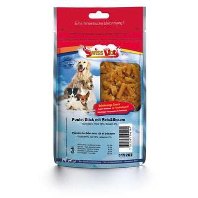 SwissDog Sticks au poulet avec riz & sésame - MyStetho Veterinary