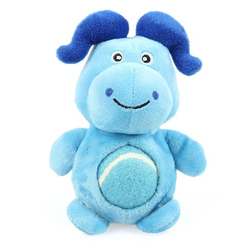 Swisspet Ballu boeuf en peluche, bleu, sans couinement - MyStetho Veterinary
