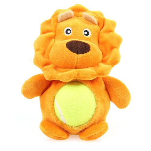 Swisspet Ballu lion en peluche, orange, avec couinement - MyStetho Veterinary