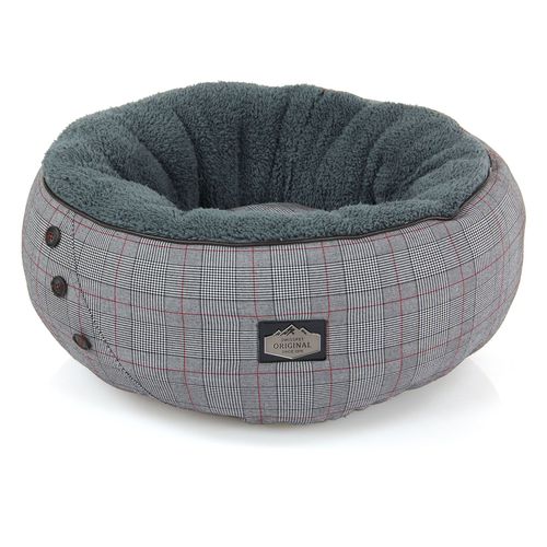 swisspet Hunde-&Katzendonut Stranger 50x50x19cm grau - MyStetho Veterinary