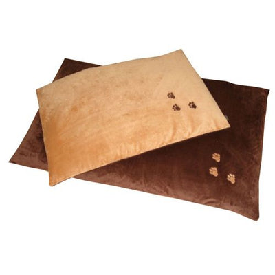 swisspet Soft Duvet S, dunkelbraun/braun 35x50cm, mit Pfotenmotiv - MyStetho Veterinary